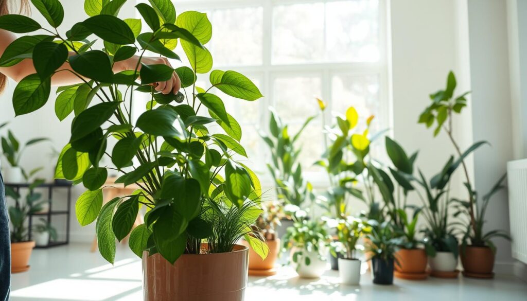 entretien des plantes d'intérieur dépolluantes