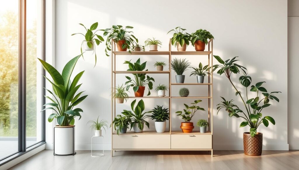étagère plantes intérieur moderne