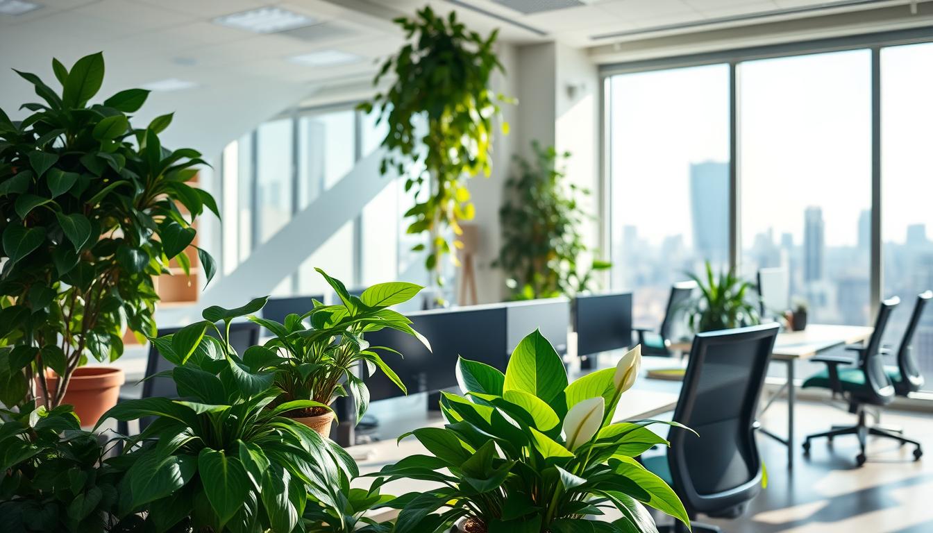 plantes dépolluantes bureau
