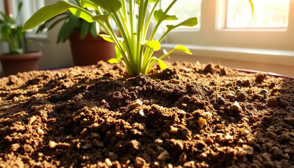 substrat pour plantes d'intérieur