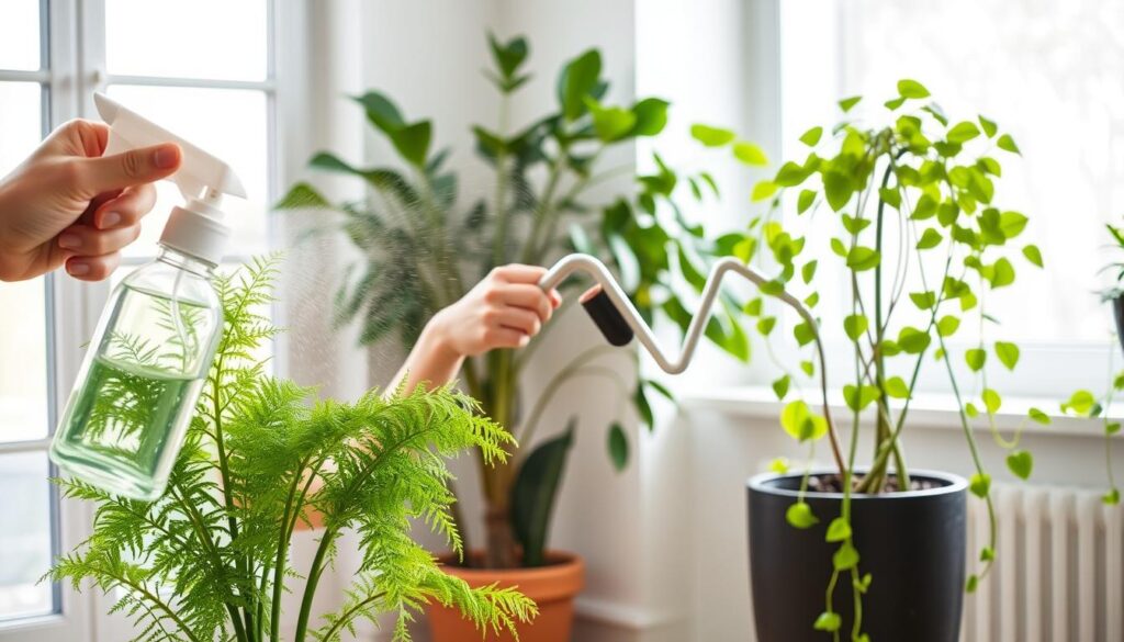 techniques arrosage plante intérieur