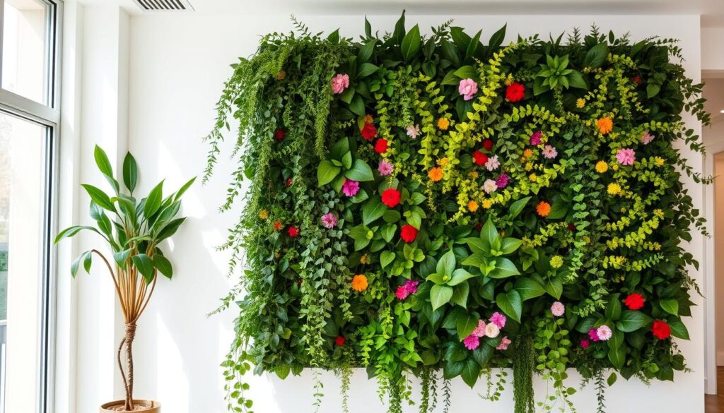idées déco mur végétal