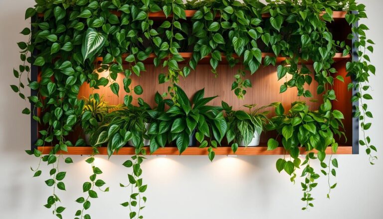 plante retombante étagère
