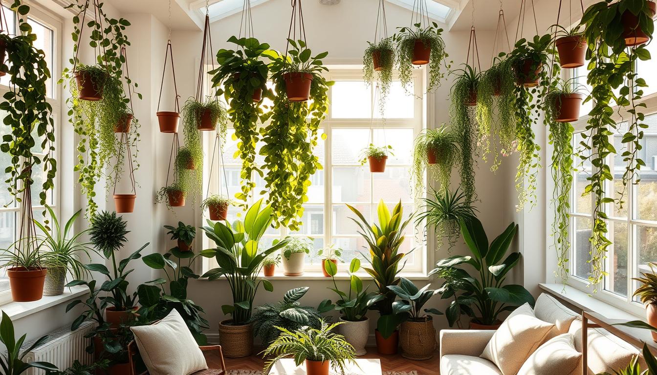 Suspensions végétales DIY pour petit espace