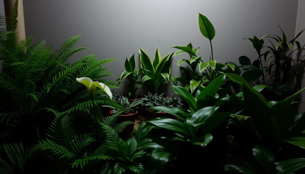 plantes d'intérieur peu lumineuses