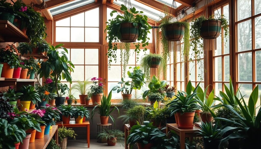 soins plantes véranda intérieur